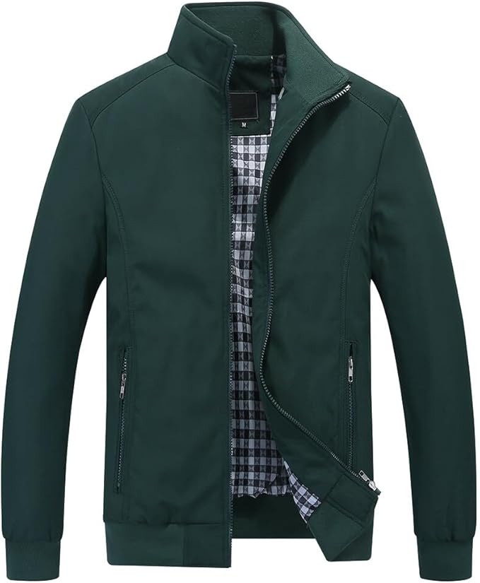 Miko – Lightweight Stand Collar Jacket for Men