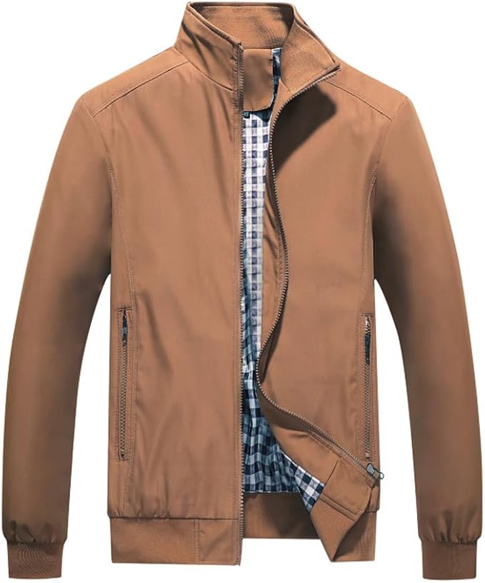 Miko – Lightweight Stand Collar Jacket for Men