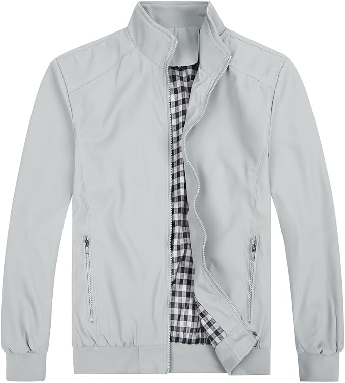 Miko – Lightweight Stand Collar Jacket for Men