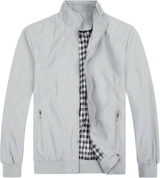 Miko – Lightweight Stand Collar Jacket for Men