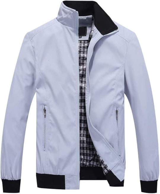 Miko – Lightweight Stand Collar Jacket for Men