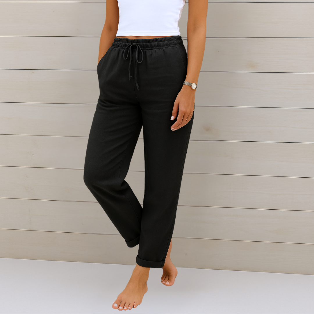 Sasha - AirLuxe Linen Stretch Pants