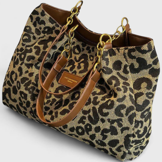 Lindsay – Leopard Print Tote Bag for Women