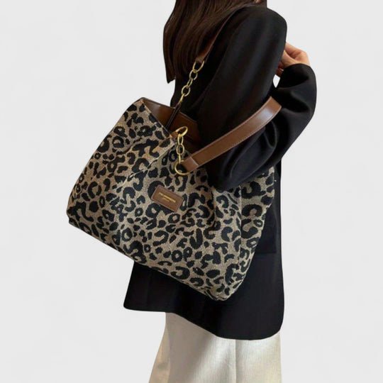 Lindsay – Leopard Print Tote Bag for Women