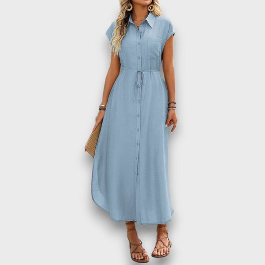 Vivienne – Shirt Dress with Stylish Casualness