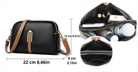 Sanoe – Minimalist Leather Crossbody Bag for Women