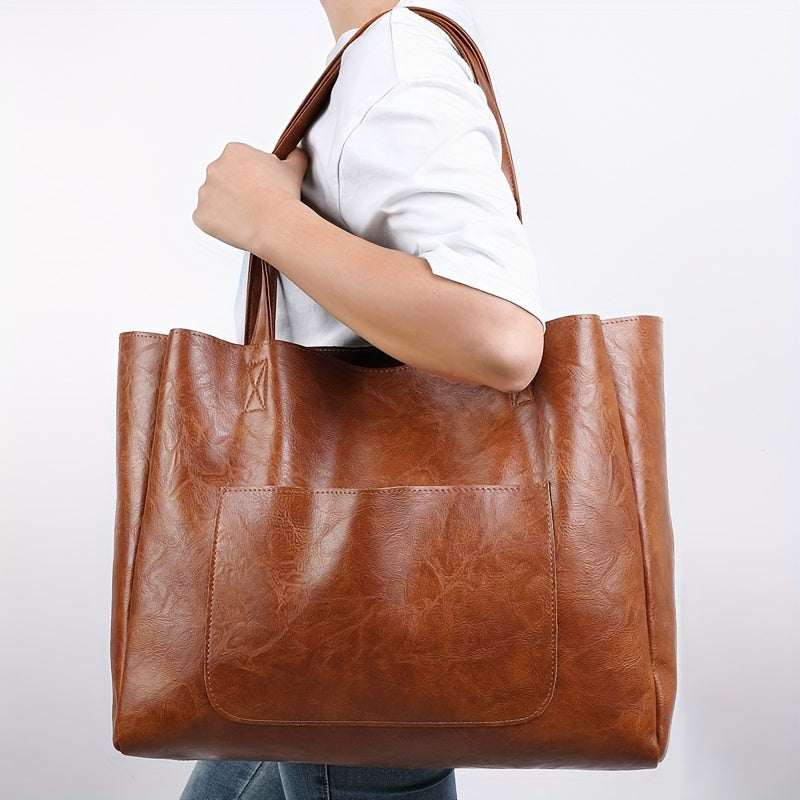 Elora – Luxe Leather Tote Bag for Women