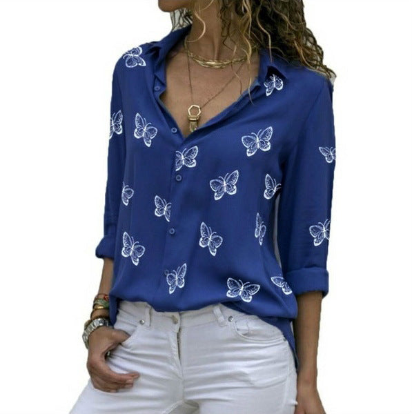 BellaFlare – Butterfly Print Shirt