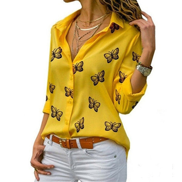 BellaFlare – Butterfly Print Shirt