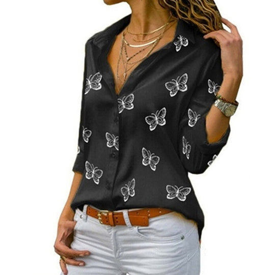BellaFlare – Butterfly Print Shirt