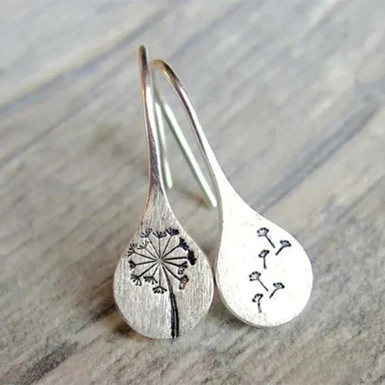 Karina– Botanical Teardrop Earrings