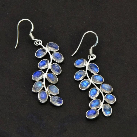 Elisse – Moonstone Cascade Earrings