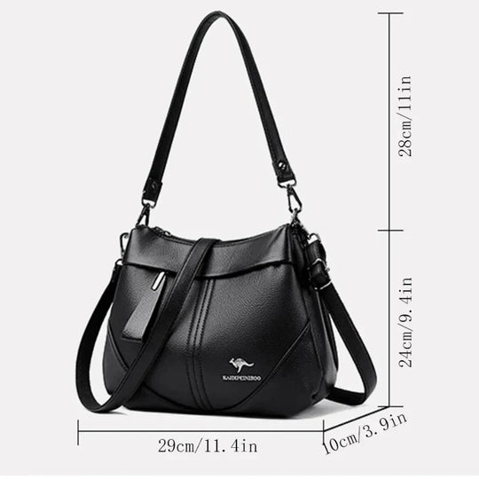 Taraji – Soft Leather Shoulder Bag for Women