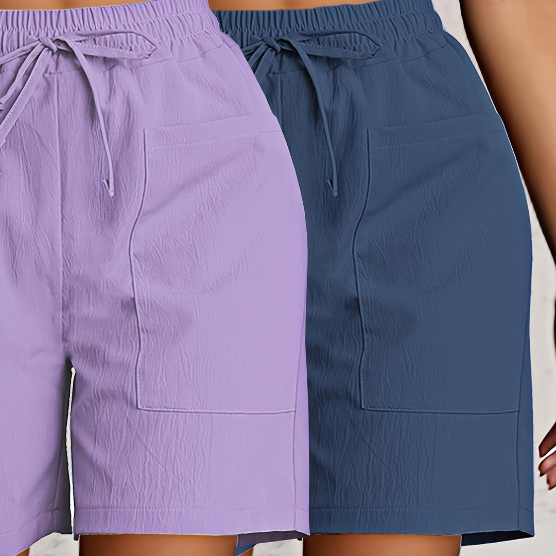 Mika – Lightweight Drawstring Shorts for Women