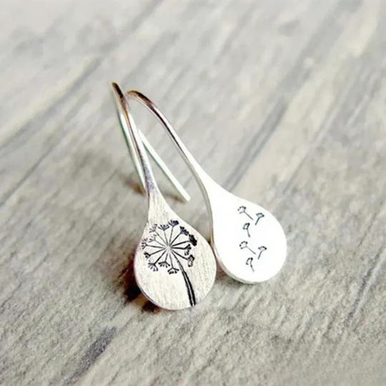 Karina– Botanical Teardrop Earrings