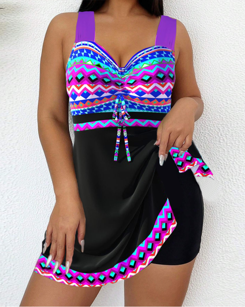 Niva – Tribal-Inspired Swim Dress for Women