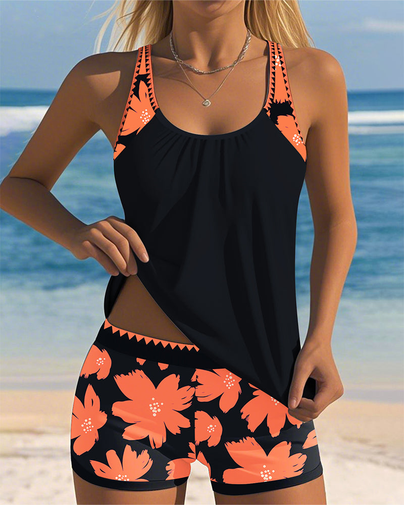 Zilpah – Floral Tankini for Women