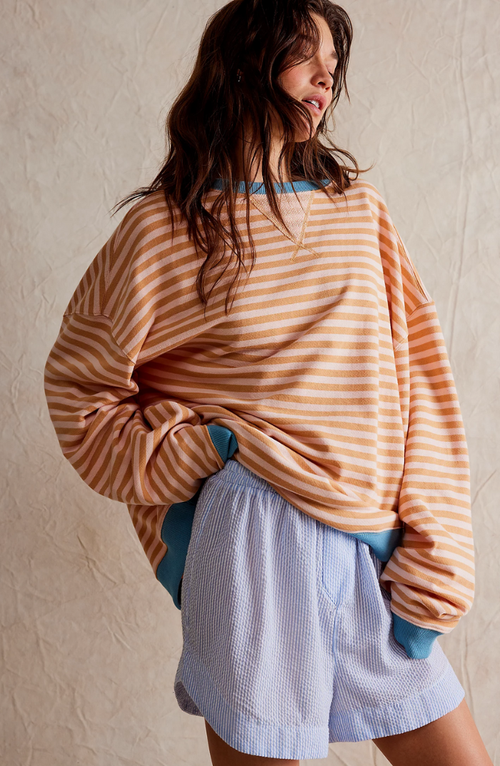 Frederika™ | Oversized Striped Sweater