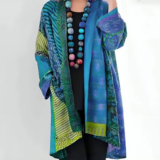 Aniyah – Bohemian Patchwork Kimono for Women