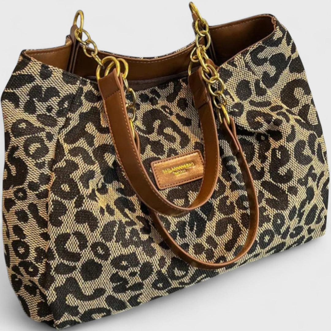 Lindsay – Leopard Print Tote Bag for Women