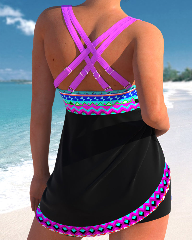 Niva – Tribal-Inspired Swim Dress for Women