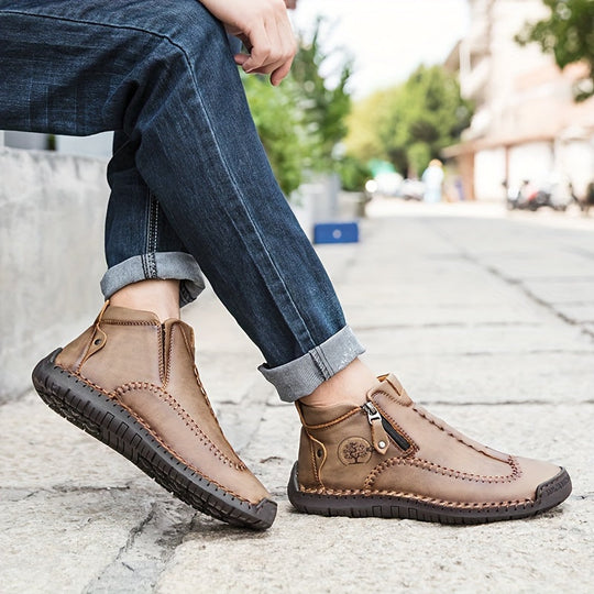 Evan – Casual Leather Slip-On Loafers for Men