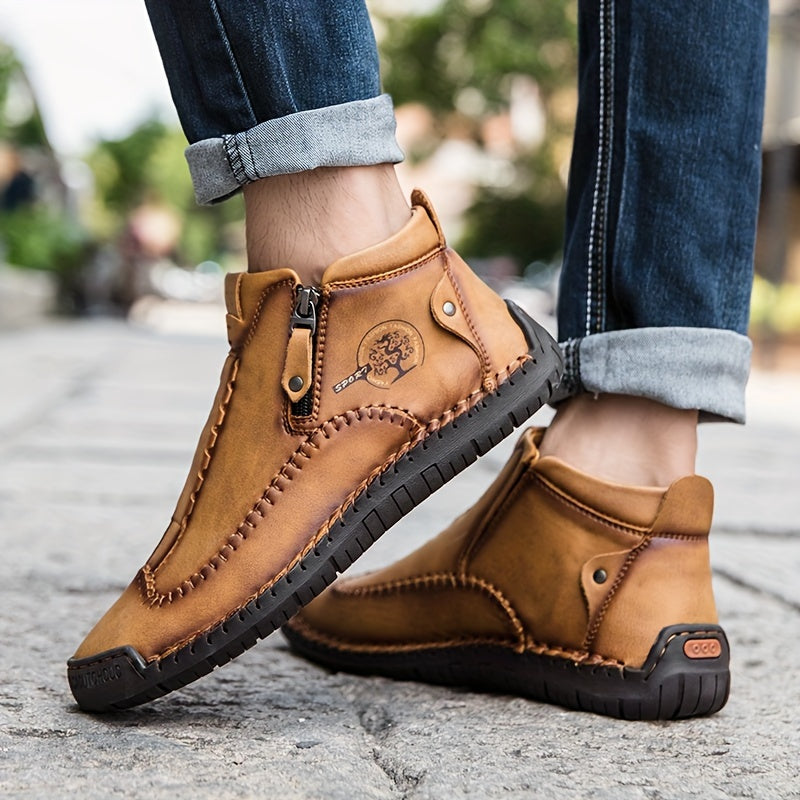Evan – Casual Leather Slip-On Loafers for Men