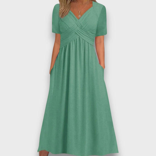 Luniva – Dress with Delicate Wrap Look