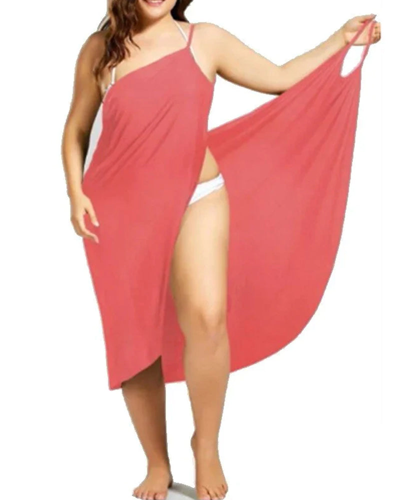 Lunaria – One-Shoulder Beach Wrap Cover-Up for Women