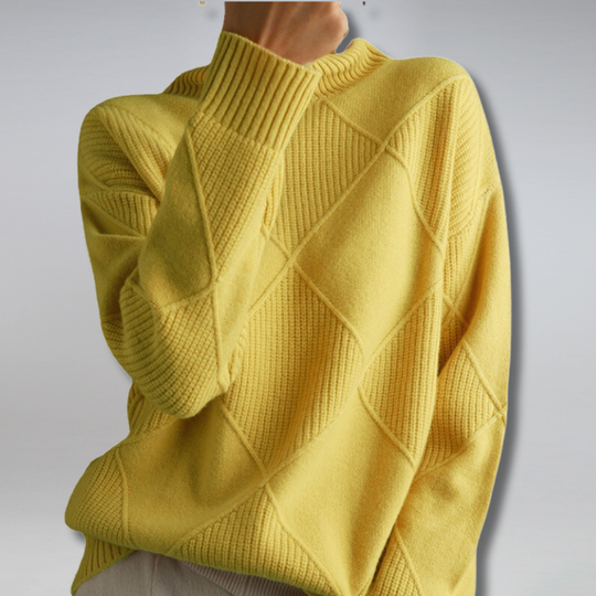 Kiersey – Cozy Turtleneck Knit Sweater for Women
