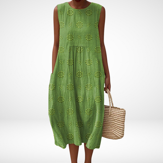 Solene | Sea Mist Dress