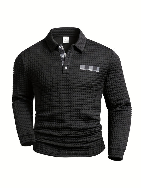 Enrique – Long-Sleeve Polo Shirt for Men