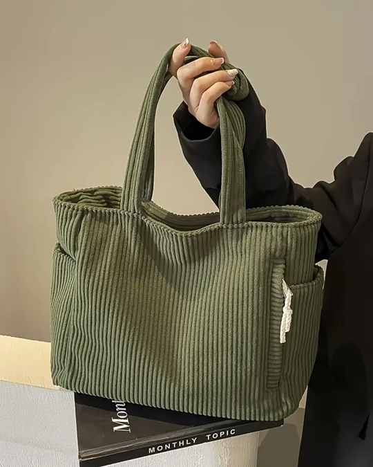 Rosina – Corduroy Tote Bag for Women