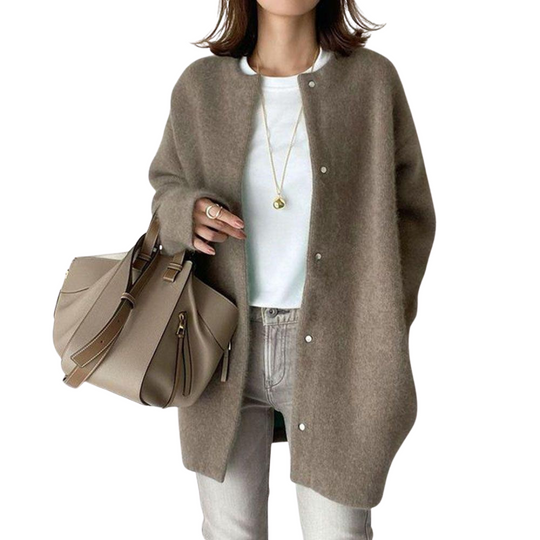 Liane – Cozy Knit Button-Up Cardigan for Women