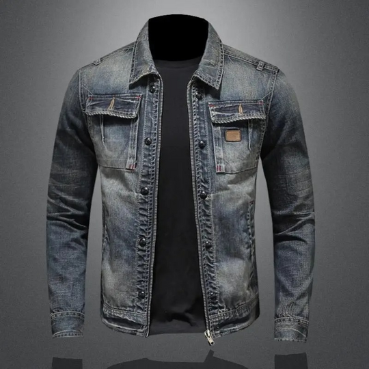 Ralph – Distressed Denim Jacket for Men