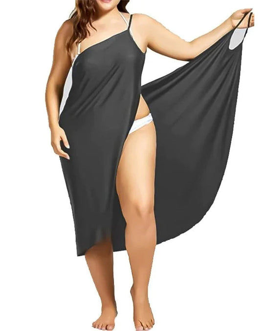 Lunaria – One-Shoulder Beach Wrap Cover-Up for Women