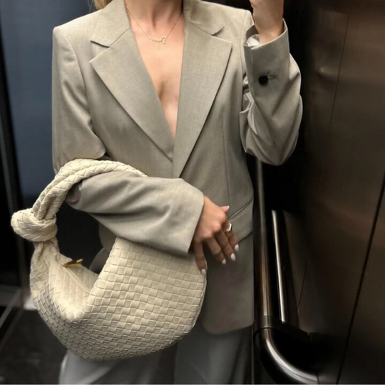Tania - Large braided handbag