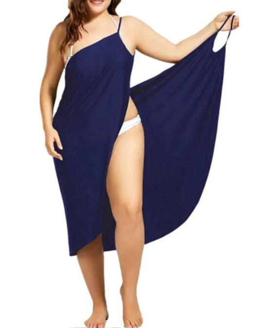 Lunaria – One-Shoulder Beach Wrap Cover-Up for Women