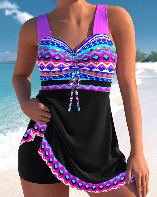 Niva – Tribal-Inspired Swim Dress for Women