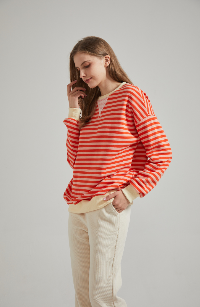 Frederika™ | Oversized Striped Sweater