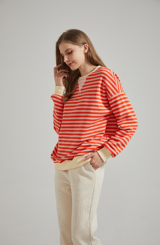 Frederika™ | Oversized Striped Sweater