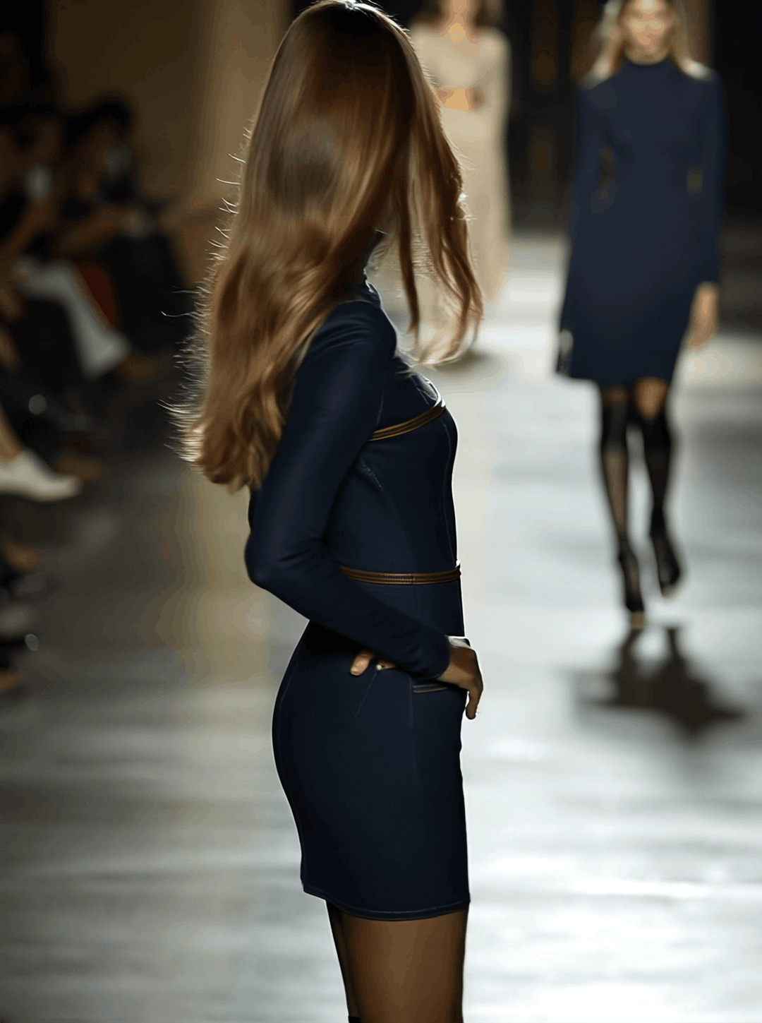 Reyna – Structured Denim Mini Dress