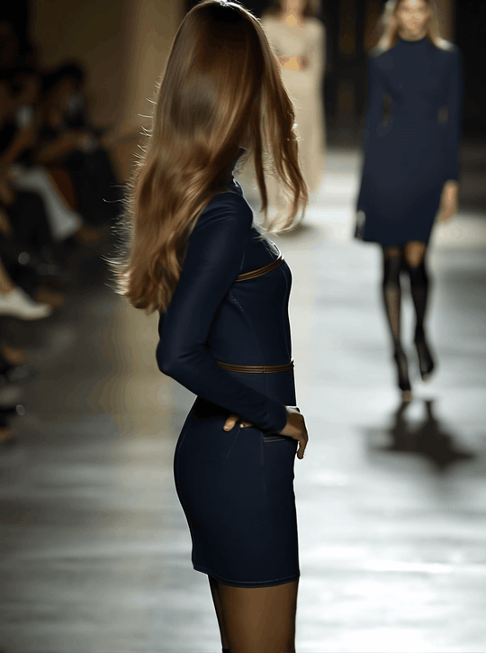 Reyna – Structured Denim Mini Dress