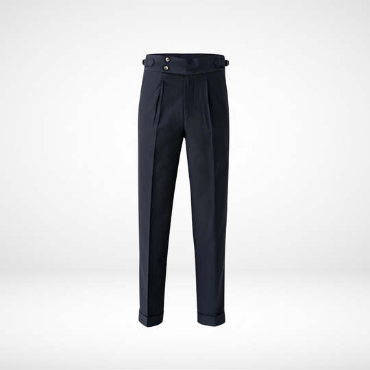 Edmund | High-Rise Drape Suit Trousers