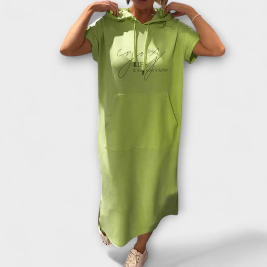 Daiselle – Casual Hooded Dress with Pockets