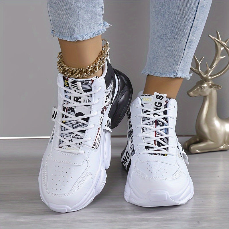 Novalie - StridePop High-Top Sneakers