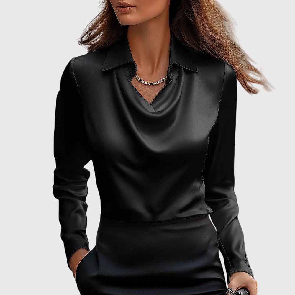 Samaire – Elegant Satin Blouse for Women
