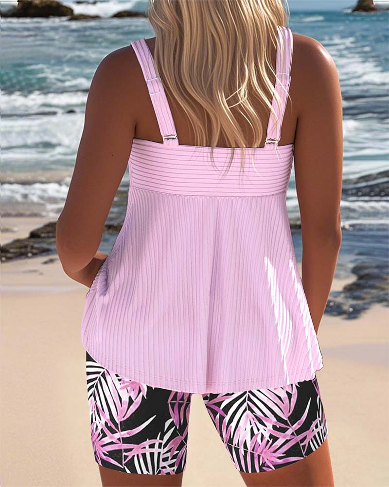 Gisela – Ribbed Tankini Top for Women