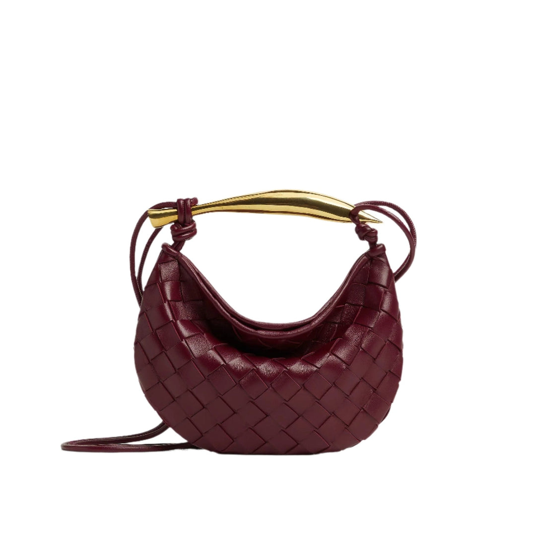 Maeve – Contemporary Woven Leather Shoulder Bag for Women