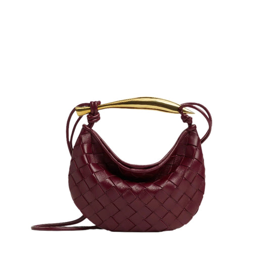 Maeve – Contemporary Woven Leather Shoulder Bag for Women